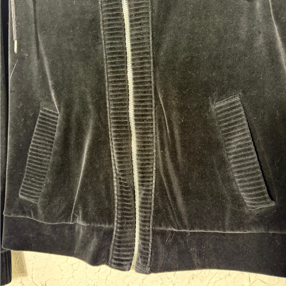 Jones New York Black Velvet Jacket - Picture 3 of 10